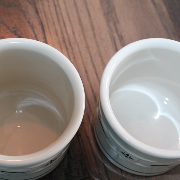 Longaberger BBQ Buddy Medium 2 One Pint Crocks Made in the USA - Picture 8 of 8